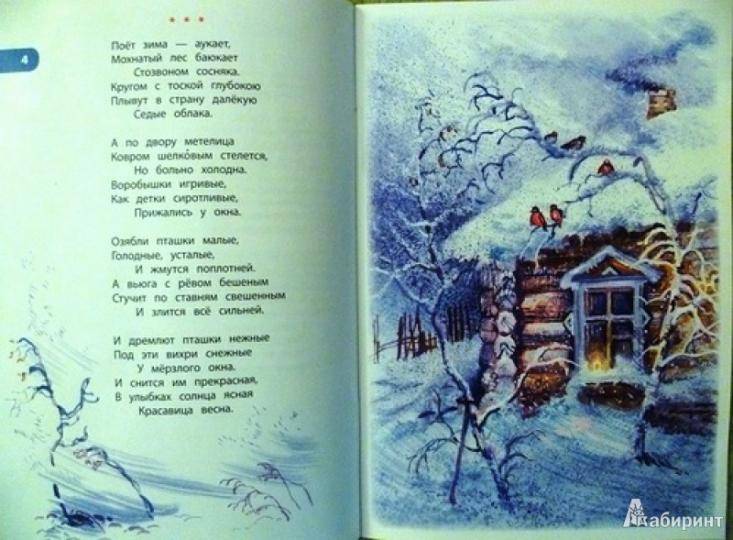 Рисунки к стихам есенина