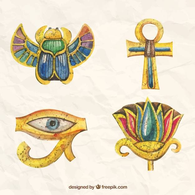 Ручная роспись египетские украшения