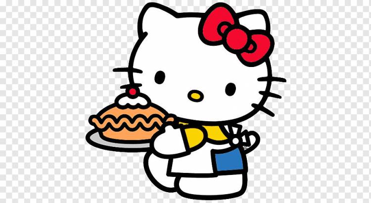 Hello Kitty Книжка-раскраска Рисунки Санрио, мультфильм Hello Kitty, еда, другие, цвет png