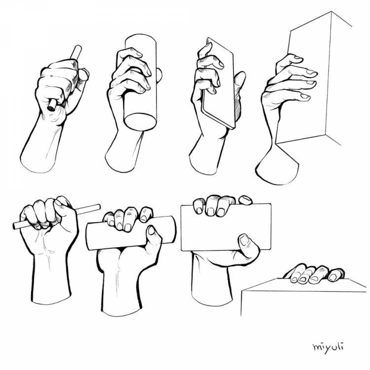 Рисунок держащие руки