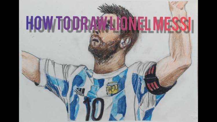How to draw Lionel Messi
