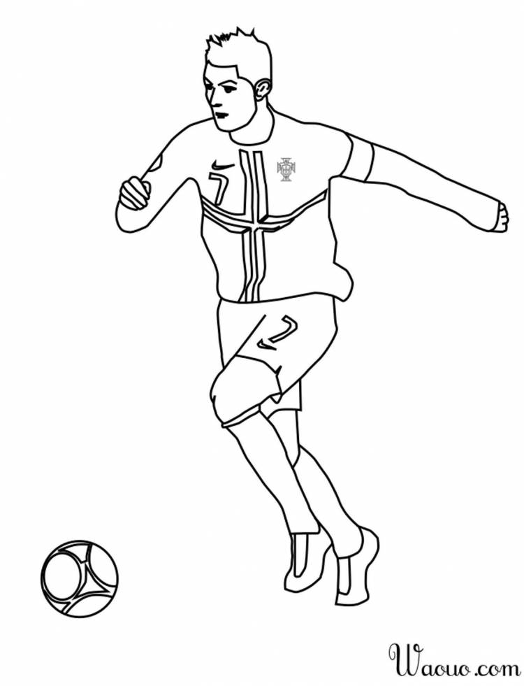 Рисунок футболиста поэтапно