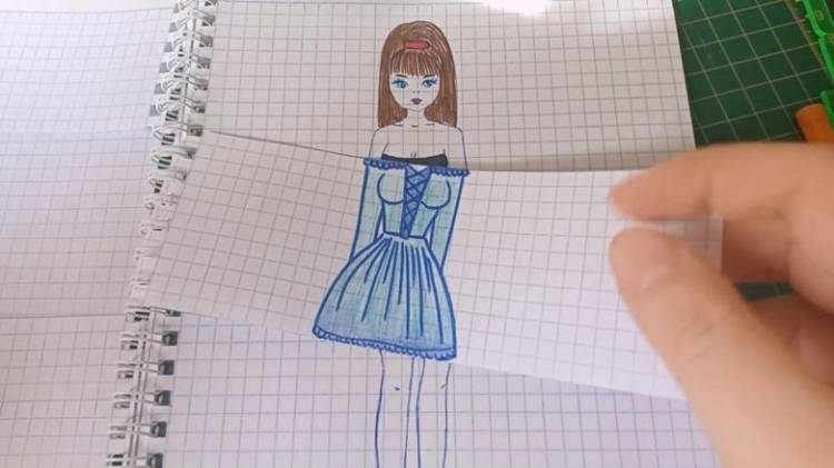 Как нарисовать куклу легко карандашом