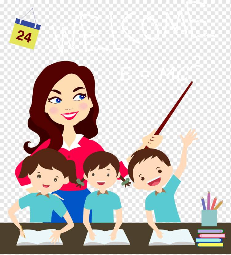 дети и учителя графического искусства, мультфильм учитель значок графического дизайна, учителя и ученики, ребенок, календарь, малыш png