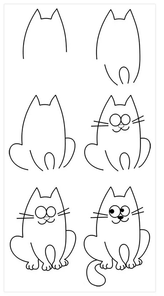 Як намалювати кота