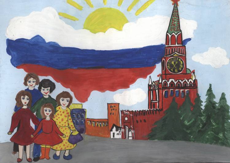 Конкурс рисунков «День России»