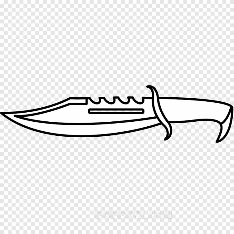 Как нарисовать нож скорпион