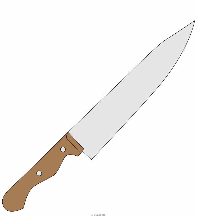 Детский рисунок ножа 