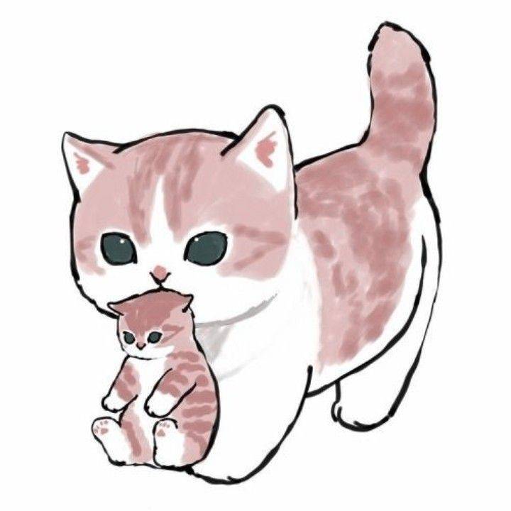 рисунки милых котиков