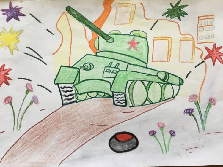 Сталинградская битва детские рисунки