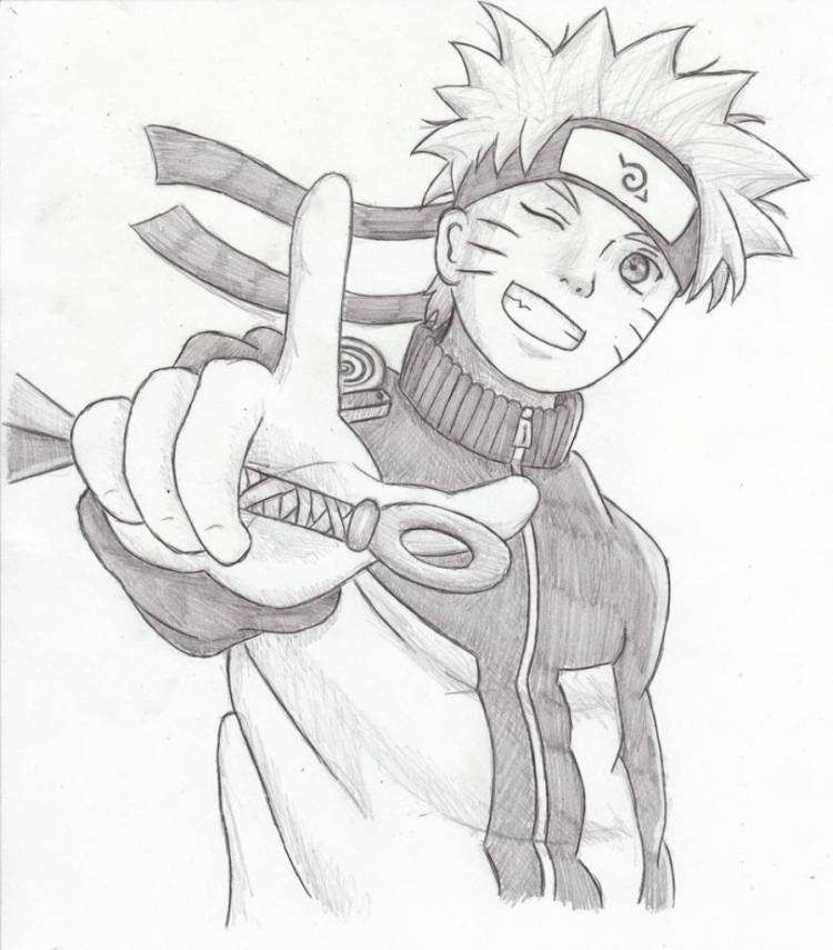 Dessin de Naruto