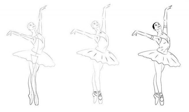 Смотреть ✓ Балерины рисунки для срисовки