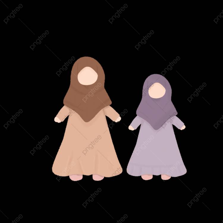 мусульманская сестра иллюстрация PNG , сестра, мусульманка, рамадан PNG картинки и пнг PSD рисунок для бесплатной загрузки