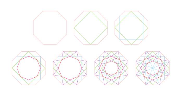 Бриллиантовый геометрический паттерн в Adobe Illustrator