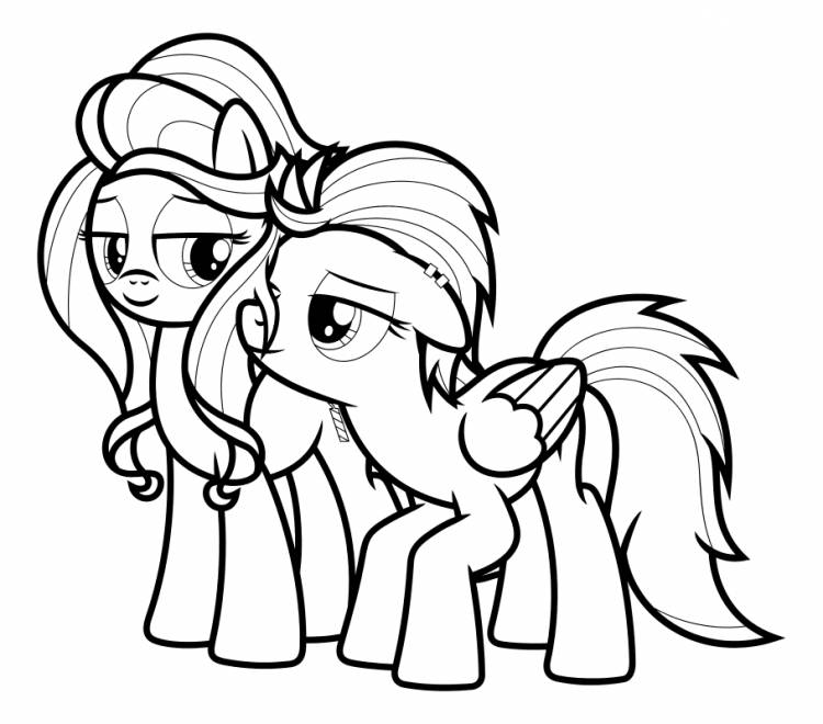 Срисовки Эппл Блум из мультсериала Мои маленькие пони: Дружба — это чудо