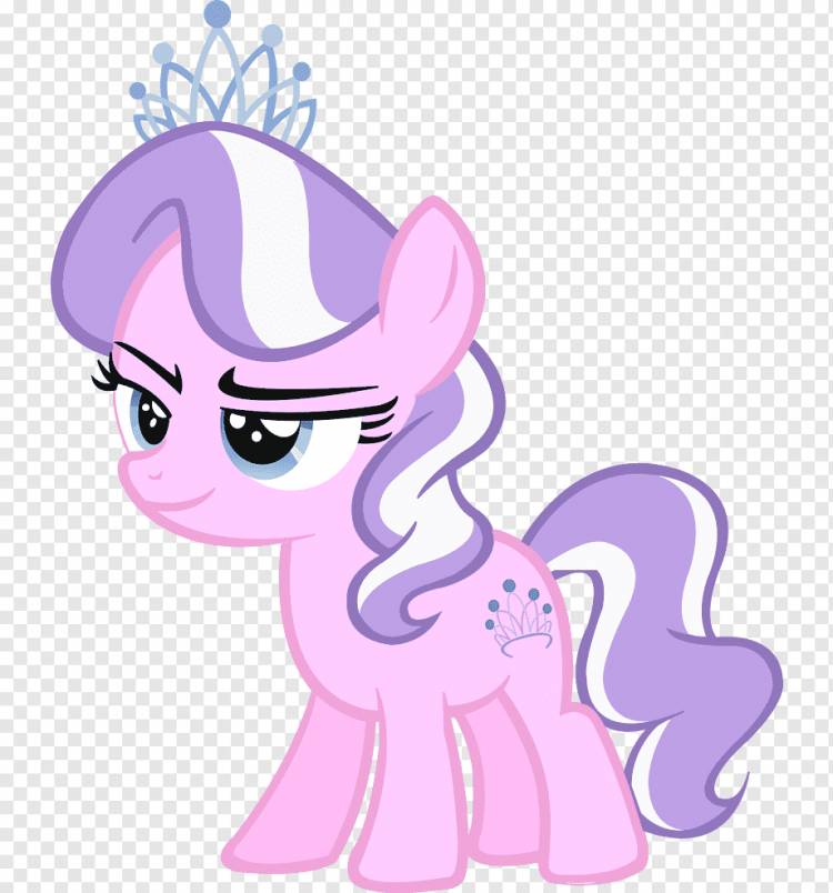 Rainbow Dash My Little Pony Алмазная тиара, маленький пони, лошадь, фиолетовый, млекопитающее png