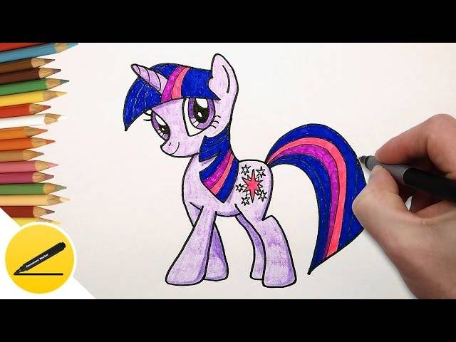How to Draw Twilight Sparkle from My Little Pony step by step
