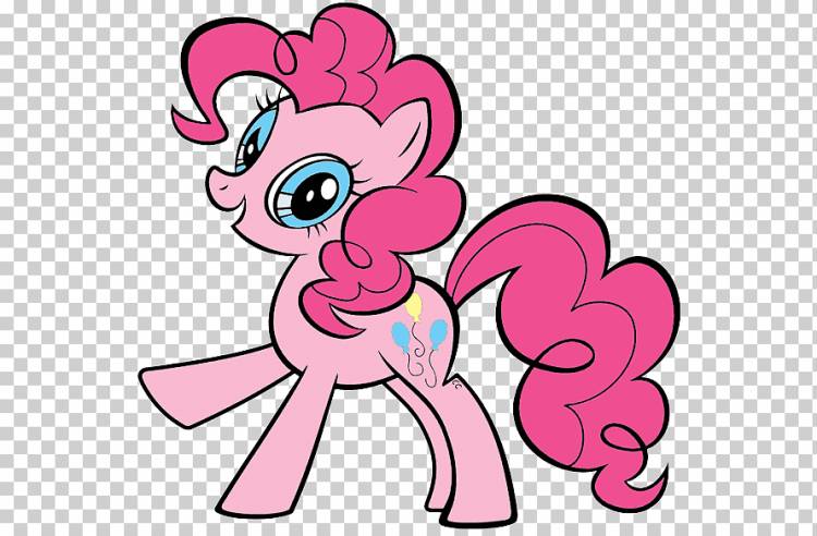Pinkie Pie Rainbow Dash Книжка-раскраска Рисование пони, мой маленький пони, млекопитающее, ребенок, сердце png