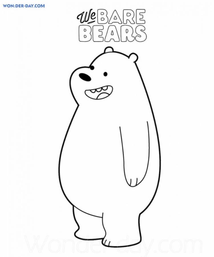 Раскраски Вся правда о медведях распечатать бесплатно или скачать