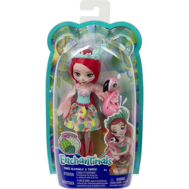 Игрушка Enchantimals Кукла с питомцем Fanci Flamingo amp; Swash (FNH