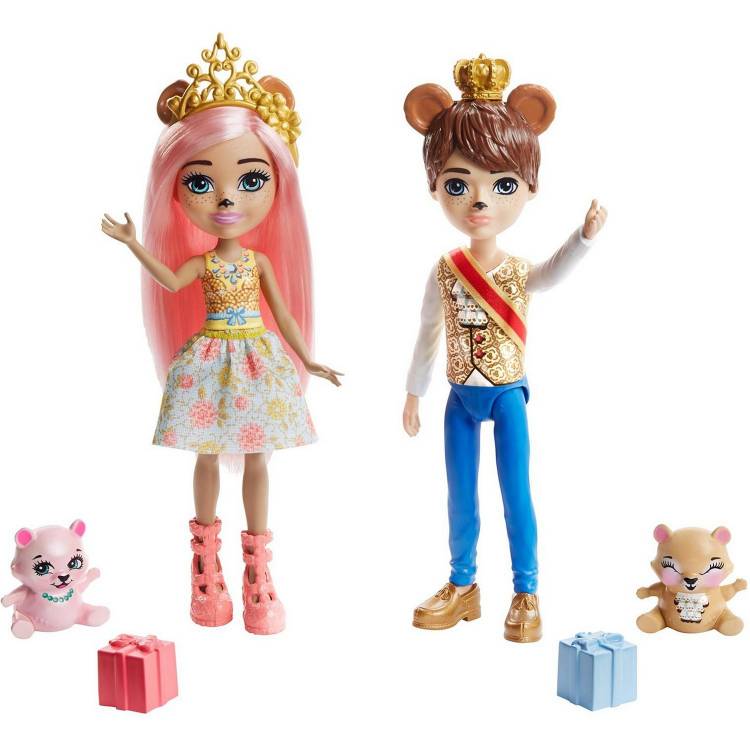 Набор кукол Enchantimals Брейли Миша и Бэннон Миша с питомцами Mattel GYJ0