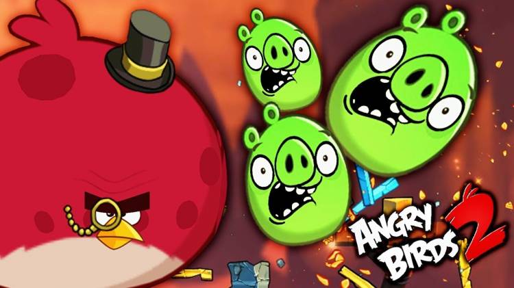 ЗЕЛЁНАЯ ТРОИЦА! МНЕ НАЧАЛО ВЕЗТИ? Злые птички Энгри Бердс против Свиней в игре Angry Birds