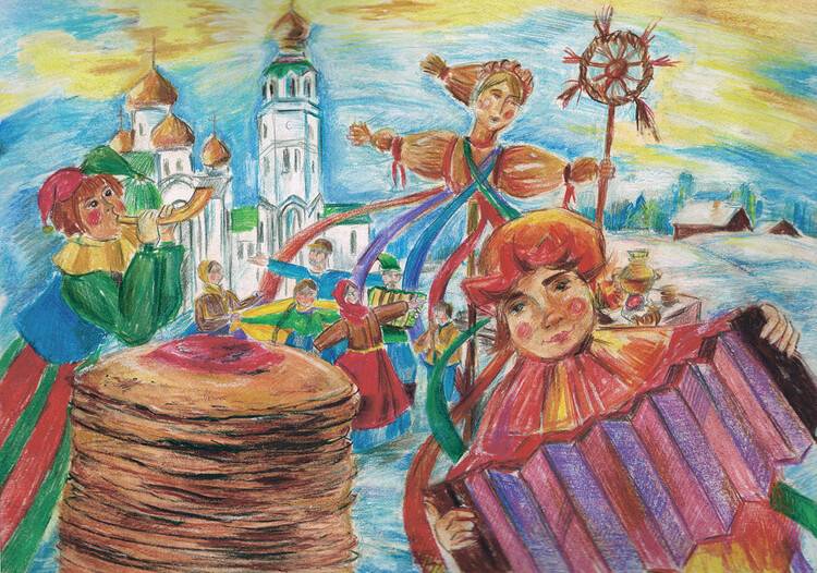 Традиции русского народа рисунки