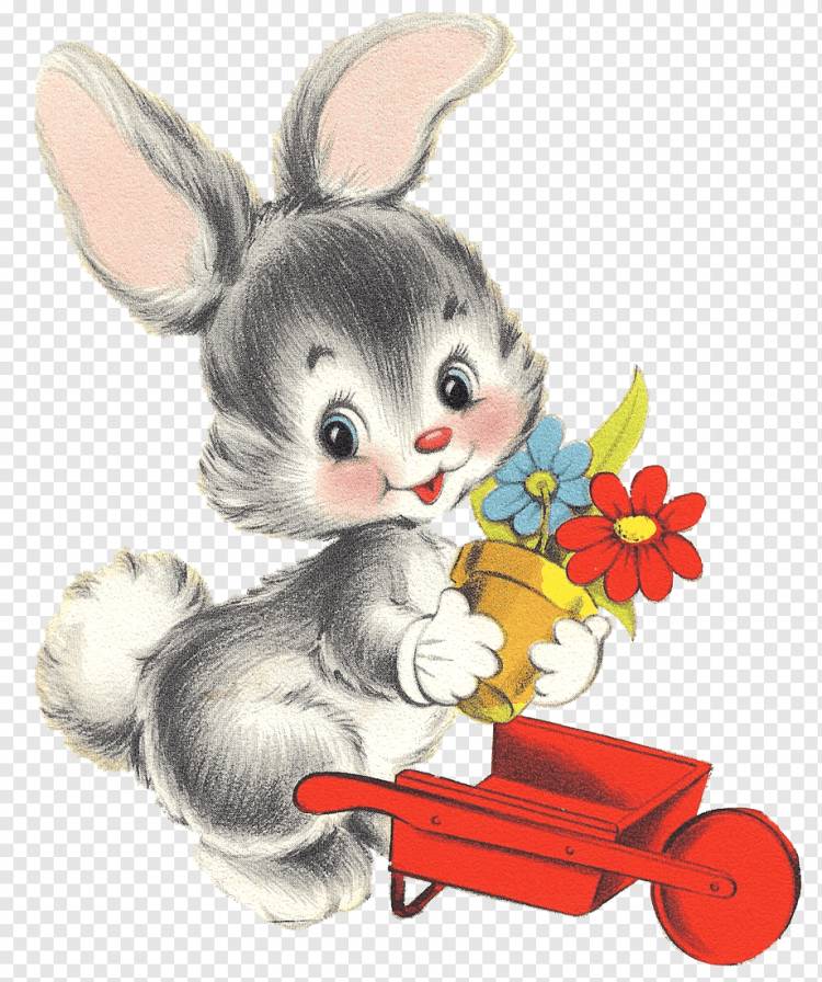 Пасхальный заяц Рисунок Кролик Мой первый зайчик, винтажный зайчик, млекопитающее, ребенок, кошка png
