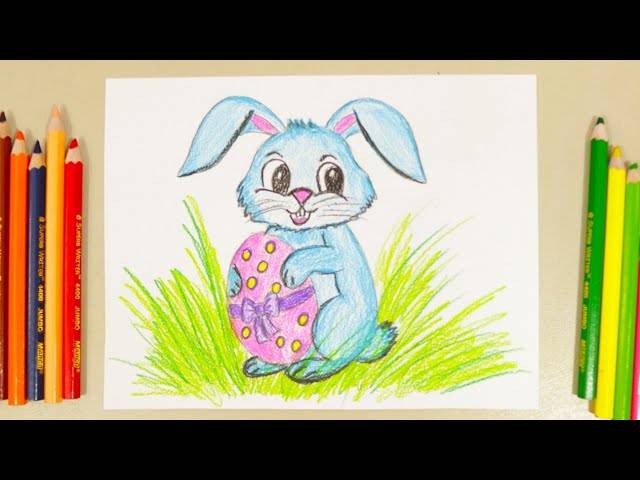 Как нарисовать Пасхального кролика