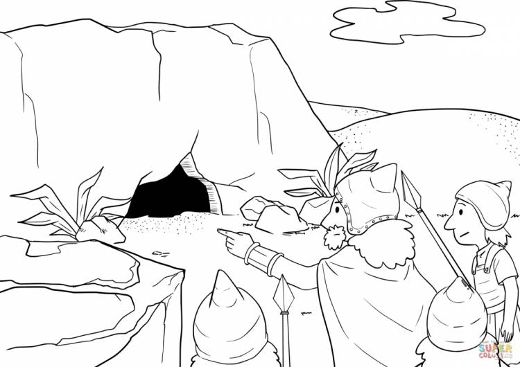 Рисунок произведения в пещере горного короля