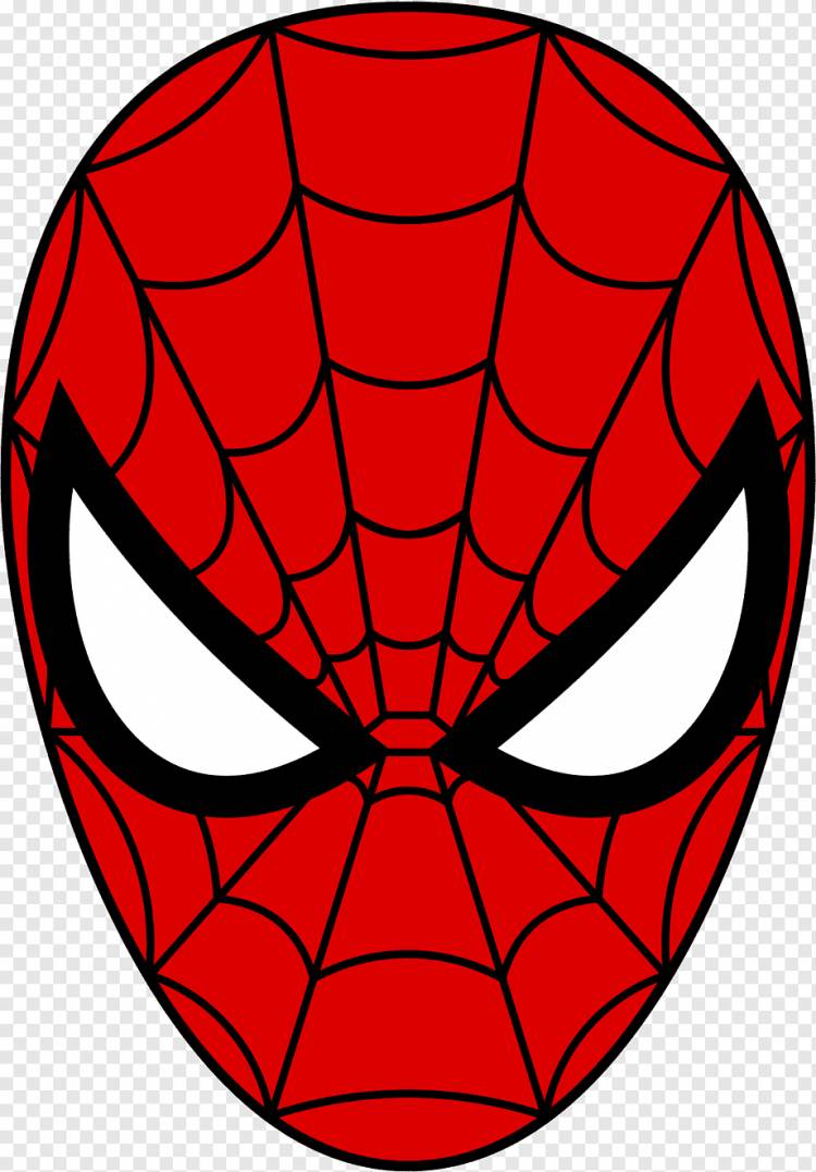 Spider-Man Маска для лица Раскраска, Spider-Man Mask s, лицо, симметрия, голова png