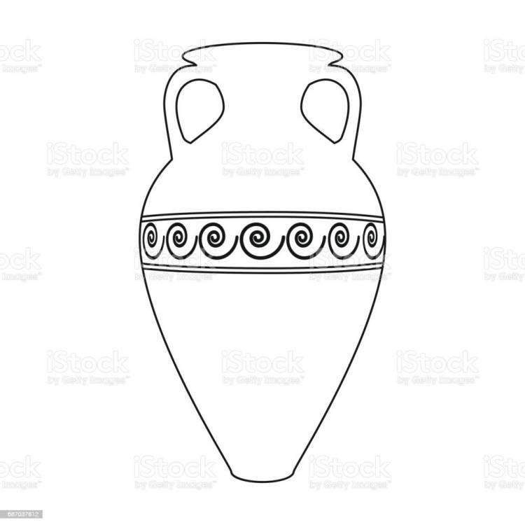 Греческие вазы рисунки