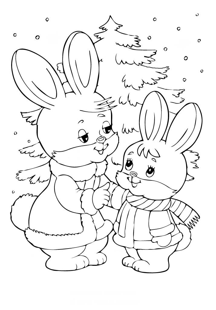 Заяц и мама Зайчиха