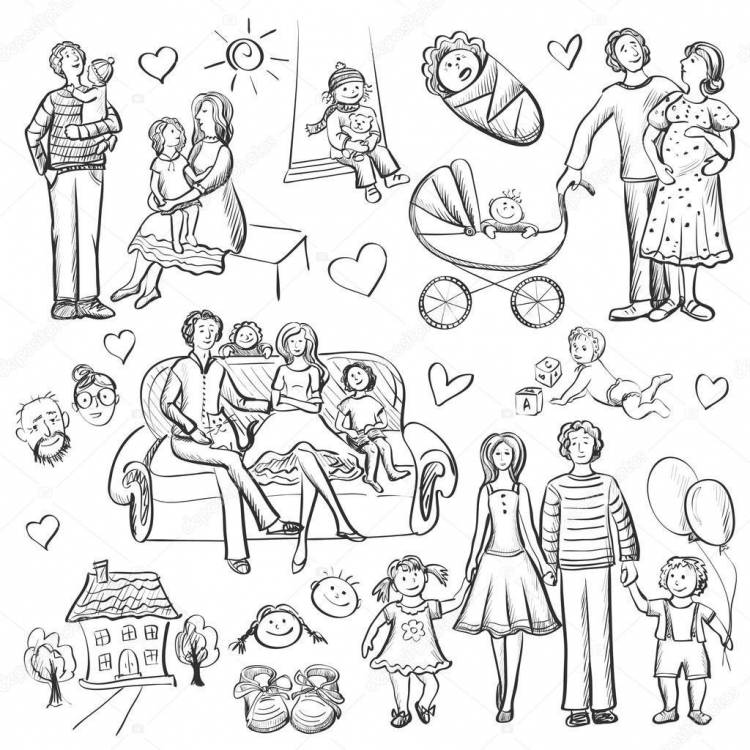 Рисунок на тему день семьи