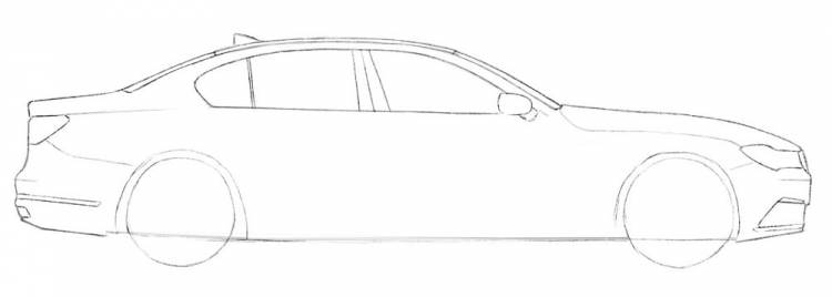 Как нарисовать авто BMW