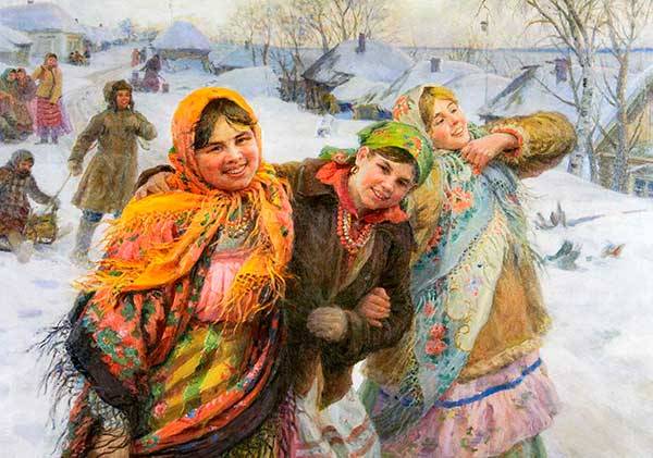 Масленица в картинах русских художников (Блог Школы Рисования)