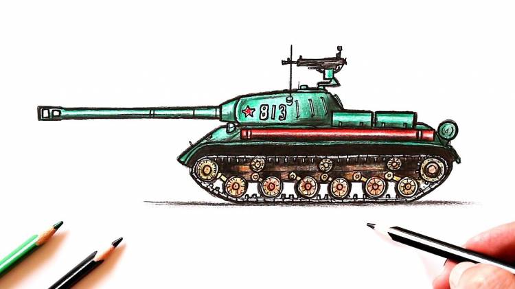 How to Draw a Heavy Tank IS
