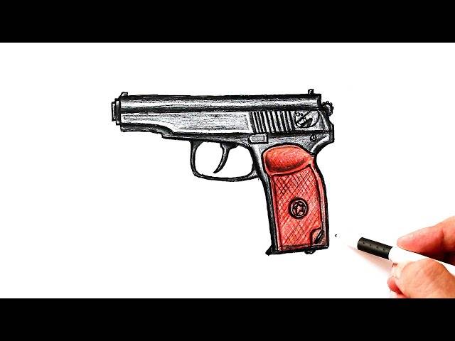 How to draw a Makarov pistol