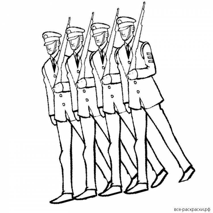 Как нарисовать марш деревянных солдатиков