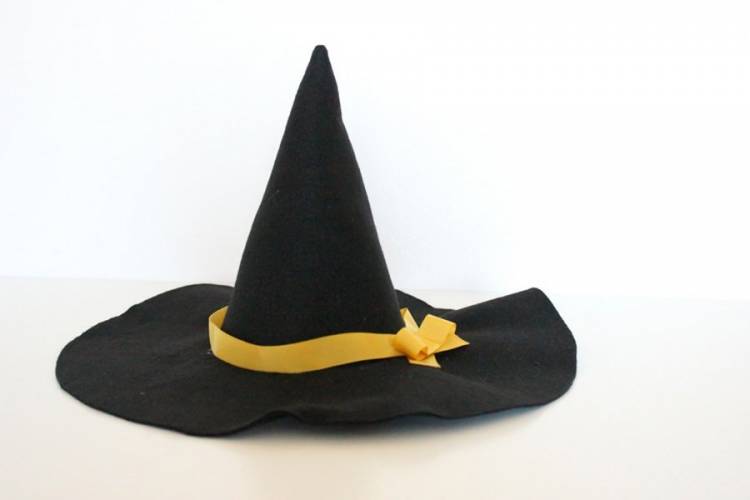 Шляпа ведьмы на хэллоуин своими руками