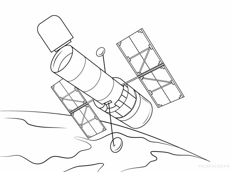 Спутник как нарисовать легко