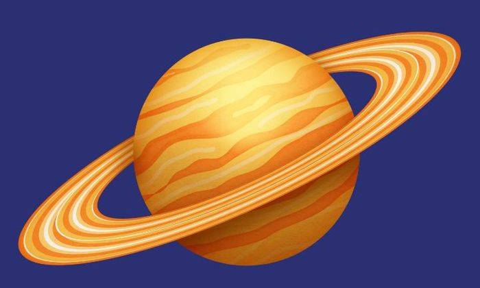 Нарисовать планету сатурн для детей