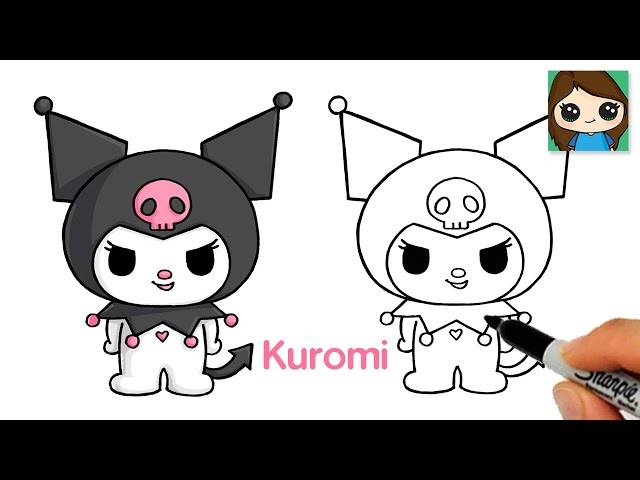 How to Draw Kuromi Easy