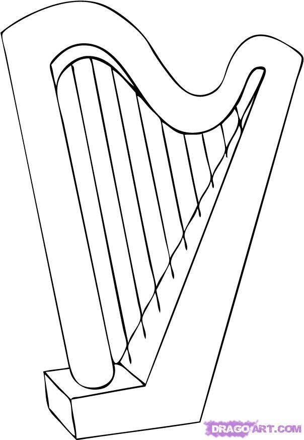 Как рисовать музыкальные инструменты карандашом?