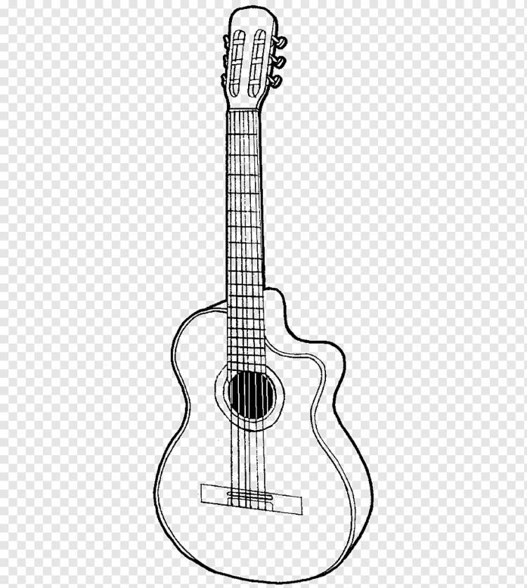 гитара иллюстрация, Gibson Les Paul Drawing Акустическая гитара Эскиз, гитара, акварель, карандаш, простой png