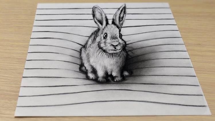 Как нарисовать зайца поэтапно карандашом