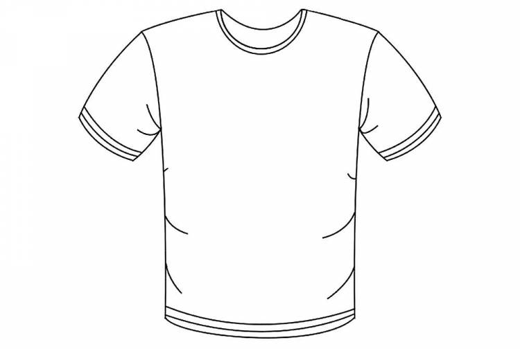 Рисунки футболок для срисовки 