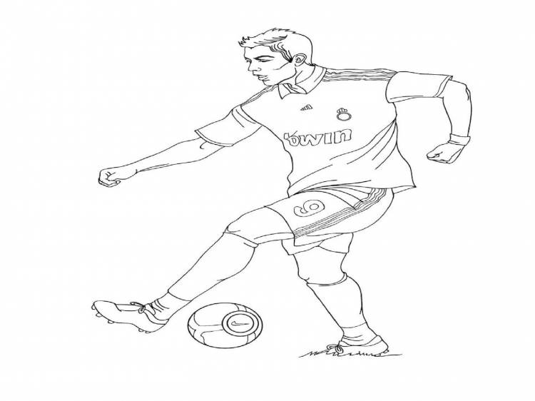 Рисунок футболиста карандашом поэтапно