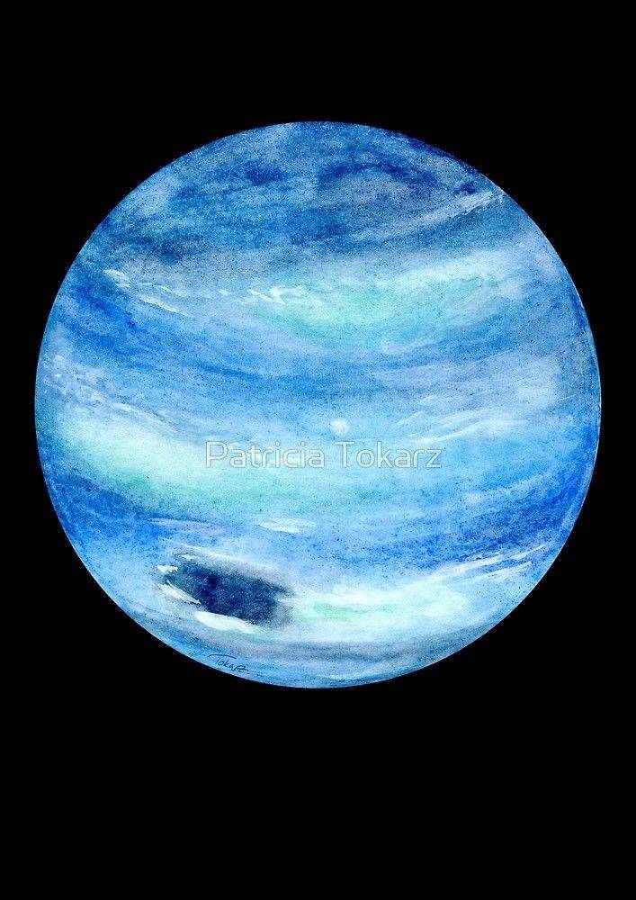 Как нарисовать планету нептун