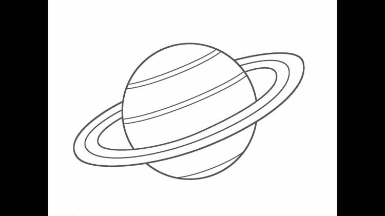 How to Draw a Planet Saturn